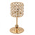 Gold Crystal Effect Candle Holder 20cm 
