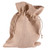 Jute Drawstring Bag with Plastic Inner liner (31x42cm)