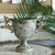 Brocante Scroll Flower Bowl Silver (28cm)