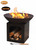 Isla Large Cast Iron Fire Bowl With Log Store 