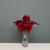 Medium Velvet Burgundy Poinsettia Pick