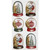 Shaker Traditional Christmas Stickers (Assorted Designs)