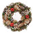 Snowy Cone & Red Apples Wreath (30cm) 
