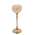 43cm Gold Globe Candle Holder 