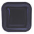9 Inch Dark Blue Square Paper Plates (8pk)