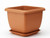 Stewart 40cm Balconniere Square Planter - Terracotta