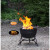Gardeco Elidir Cast Iron Fire Bowl