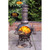 Gardeco Toledo Cast Iron Large Grapes Chimenea - Bronze