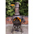 Gardeco Toledo Cast Iron Large Grapes Chimenea - Bronze