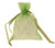 Lime Organza Favour Bag (7 x 10cm)