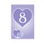 Lilac Hearts Table Numbers