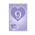 Lilac Hearts Table Numbers
