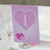 Pink Hearts Table Numbers