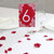 Red Floral Table Numbers