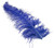 Royal Blue Ostrich Feathers (5 Pack)