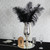 Black Ostrich Feathers (5 Pack)
