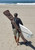 Stand Up Paddle bag and board on the beach