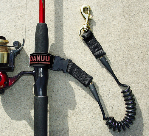 COILED FISHING ROD LEASH - Florida Watersports