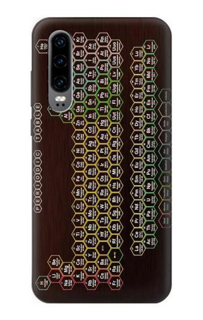 S3544 Neon Honeycomb Periodic Table Hülle Schutzhülle Taschen für Huawei P30