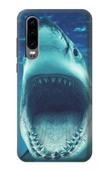 S3548 Tiger Shark Hülle Schutzhülle Taschen für Huawei P30