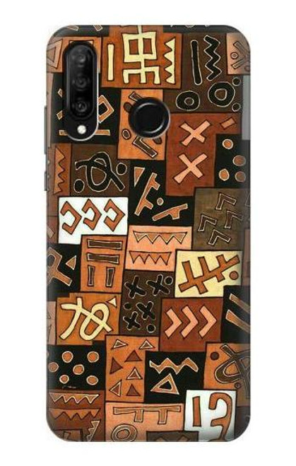S3460 Mali Art Pattern Hülle Schutzhülle Taschen für Huawei P30 lite