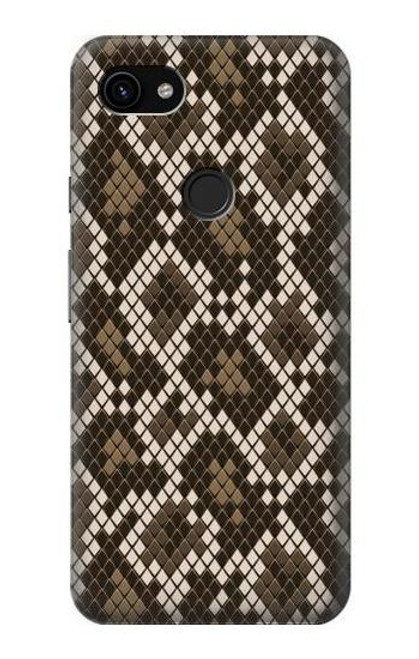 S3389 Seamless Snake Skin Pattern Graphic Hülle Schutzhülle Taschen für Google Pixel 3a XL