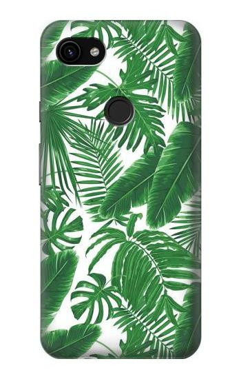 S3457 Paper Palm Monstera Hülle Schutzhülle Taschen für Google Pixel 3a XL