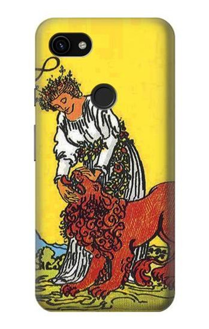 S3458 Strength Tarot Card Hülle Schutzhülle Taschen für Google Pixel 3a XL
