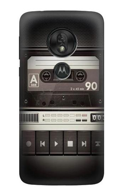 S3501 Vintage Cassette Player Hülle Schutzhülle Taschen für Motorola Moto G7 Power