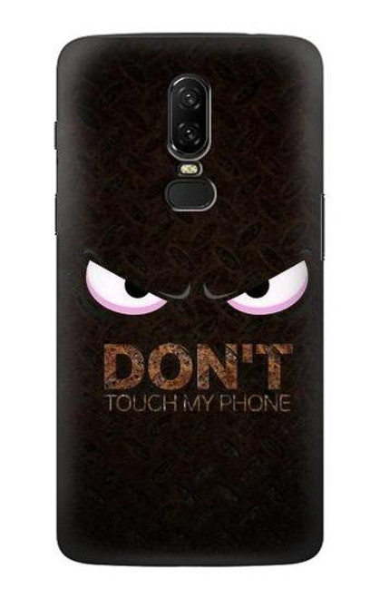 S3412 Do Not Touch My Phone Hülle Schutzhülle Taschen für OnePlus 6