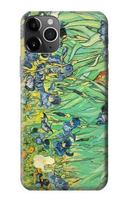 S0210 Van Gogh Irises Hülle Schutzhülle Taschen für iPhone 11 Pro