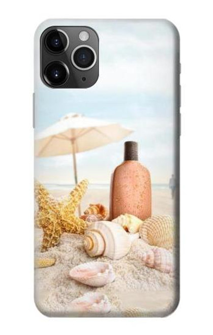 S1425 Seashells on The Beach Hülle Schutzhülle Taschen für iPhone 11 Pro