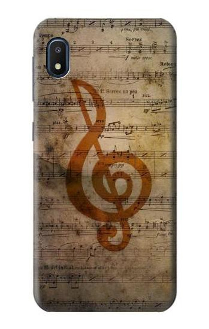 S2368 Sheet Music Notes Hülle Schutzhülle Taschen für Samsung Galaxy A10e