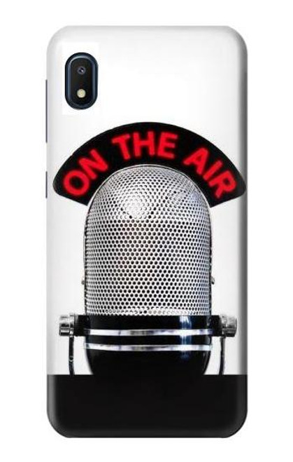 S2381 Vintage Radio Microphone On The Air Hülle Schutzhülle Taschen für Samsung Galaxy A10e