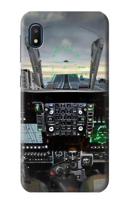 S2435 Fighter Jet Aircraft Cockpit Hülle Schutzhülle Taschen für Samsung Galaxy A10e