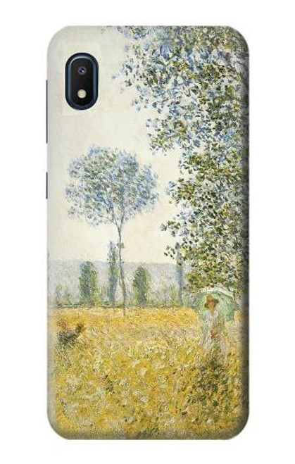S2682 Claude Monet Fields In Spring Hülle Schutzhülle Taschen für Samsung Galaxy A10e