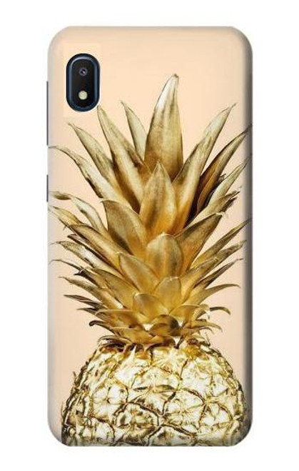 S3490 Gold Pineapple Hülle Schutzhülle Taschen für Samsung Galaxy A10e