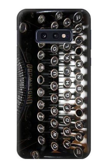 S0620 Typewriter Hülle Schutzhülle Taschen für Samsung Galaxy S10e