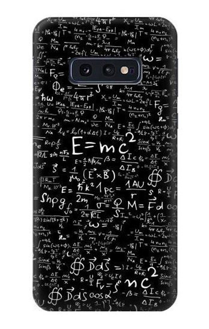 S2574 Mathematics Physics Blackboard Equation Hülle Schutzhülle Taschen für Samsung Galaxy S10e