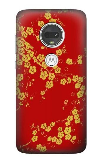 S2050 Cherry Blossoms Chinese Graphic Printed Hülle Schutzhülle Taschen für Motorola Moto G7, Moto G7 Plus