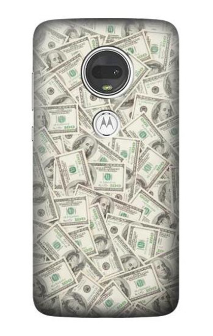 S2077 Money Dollar Banknotes Hülle Schutzhülle Taschen für Motorola Moto G7, Moto G7 Plus