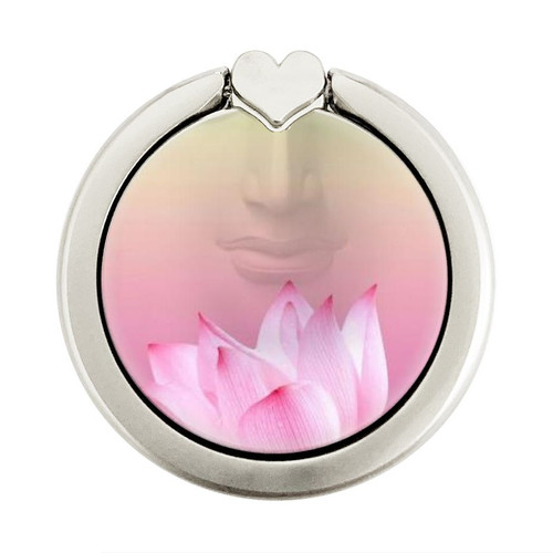 S3511 Lotus flower Buddhism Grafik Ringhalter und PopSockets