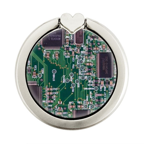S3519 Electronics Circuit Board Graphic Grafik Ringhalter und PopSockets