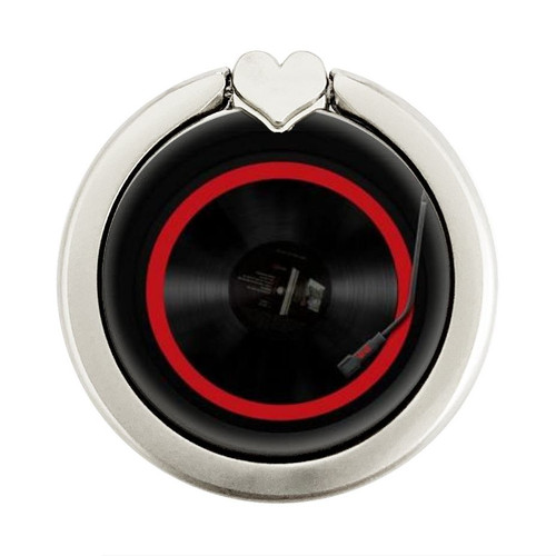 S3531 Spinning Record Player Grafik Ringhalter und PopSockets
