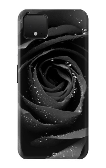 S1598 Black Rose Hülle Schutzhülle Taschen für Google Pixel 4