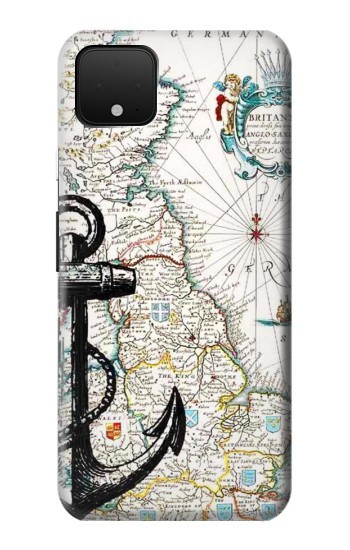 S1962 Nautical Chart Hülle Schutzhülle Taschen für Google Pixel 4