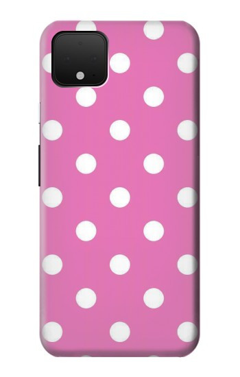 S2358 Pink Polka Dots Hülle Schutzhülle Taschen für Google Pixel 4