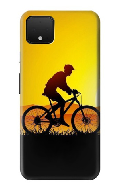 S2385 Bicycle Bike Sunset Hülle Schutzhülle Taschen für Google Pixel 4