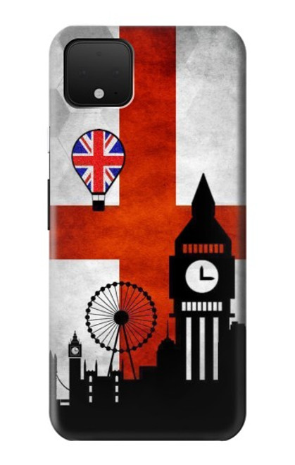 S2979 England Football Soccer Euro 2016 Hülle Schutzhülle Taschen für Google Pixel 4