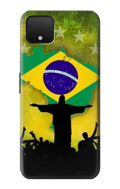 S2981 Brazil Football Soccer Copa 2016 Hülle Schutzhülle Taschen für Google Pixel 4